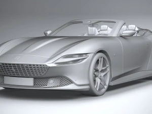 Ferrari Roma Spider 2024 3D Model