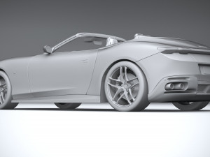 Ferrari Roma Spider 2024 3D Model