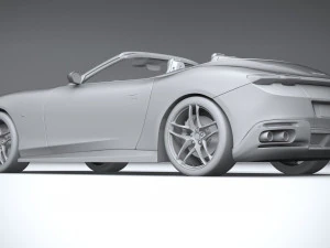 Ferrari Roma Spider 2024 3D Model