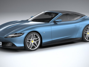 Ferrari Roma Spider 2024 3D Model