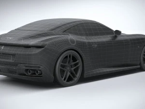Ferrari Roma Spider 2024 3D Model