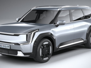 Kia EV9 2024 3D Модель