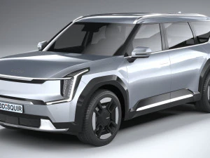 Kia EV9 2024 3D Model