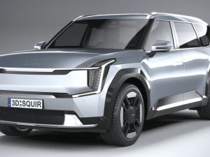 Kia EV9 2024 3D Model