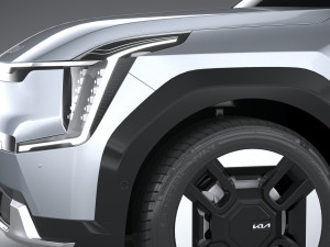 Kia EV9 2024 3D Модель