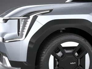 Kia EV9 2024 3D Model