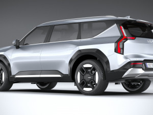 Kia EV9 2024 3D Модель