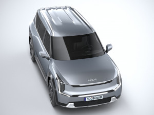 Kia EV9 2024 3D Модель