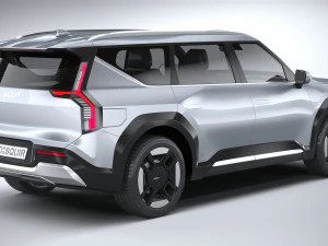 Kia EV9 2024 3D Model
