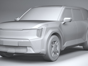 Kia EV9 2024 3D Модель