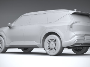 Kia EV9 2024 3D Модель