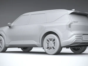 Kia EV9 2024 3D Model