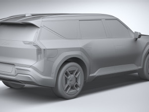 Kia EV9 2024 3D Модель