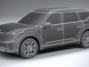 Kia EV9 2024 3D Модель