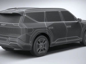 Kia EV9 2024 3D Model