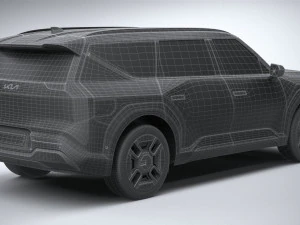 Kia EV9 2024 3D Model