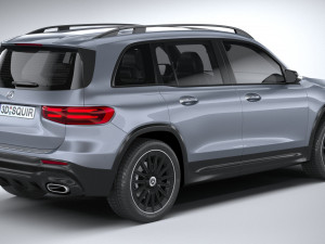 Mercedes-Benz GLB 2024 3D Model