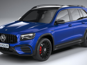 Mercedes-Benz GLB 35 AMG 2024 3D Model