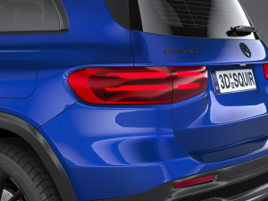 Mercedes-Benz GLB 35 AMG 2024 3D Model
