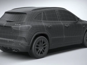 Mercedes-Benz GLA 35 AMG 2024 3D Model
