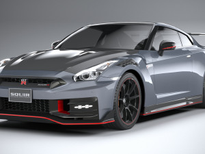 Nissan GT-R Nismo 2024 LowPoly 3D Модель