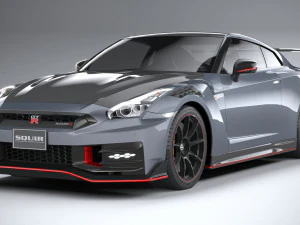 Nissan GT-R Nismo 2024 LowPoly 3D Model