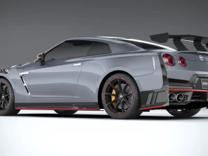 Nissan GT-R Nismo 2024 LowPoly 3D Model
