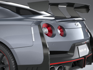 Nissan GT-R Nismo 2024 LowPoly 3D Модель