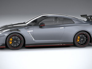 Nissan GT-R Nismo 2024 LowPoly 3D Модель