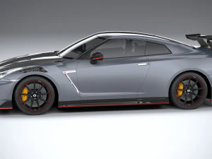 Nissan GT-R Nismo 2024 LowPoly 3D Model