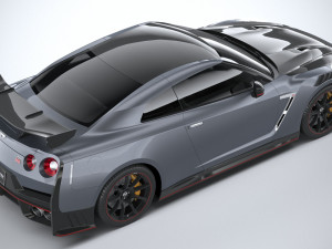Nissan GT-R Nismo 2024 LowPoly 3D Модель