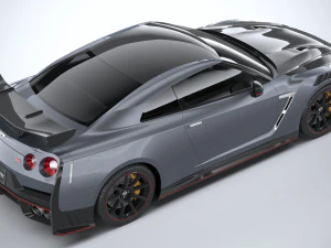 Nissan GT-R Nismo 2024 LowPoly 3D Model