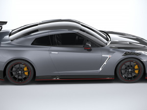 Nissan GT-R Nismo 2024 LowPoly 3D Модель