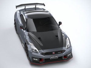 Nissan GT-R Nismo 2024 LowPoly 3D Модель