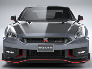 Nissan GT-R Nismo 2024 LowPoly 3D Модель