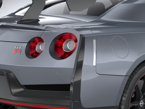Nissan GT-R Nismo 2024 LowPoly 3D Модель
