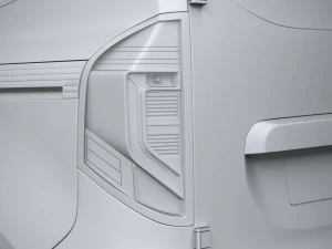 Nissan Townstar Electric 2023 3D Model