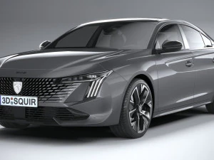 Peugeot 508 2023 3D Model