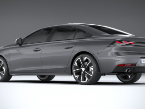 Peugeot 508 2023 3D Model