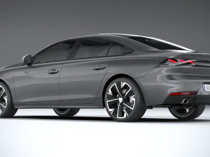 Peugeot 508 2023 3D Model