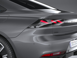 Peugeot 508 2023 3D Model
