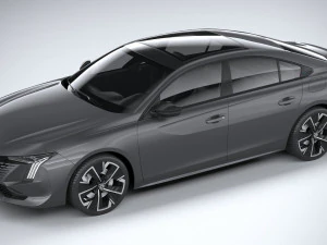 Peugeot 508 2023 3D Model