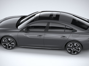 Peugeot 508 2023 3D Model