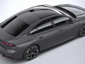 Peugeot 508 2023 3D Model
