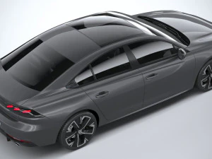 Peugeot 508 2023 3D Model