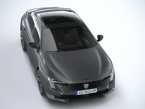 Peugeot 508 2023 3D Model