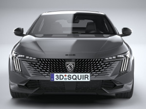 Peugeot 508 2023 3D Model