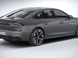 Peugeot 508 2023 3D Model