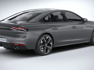 Peugeot 508 2023 3D Model