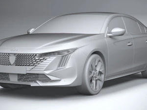 Peugeot 508 2023 3D Model
